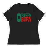 OREGON BORN - RETRO THROWBACK - Women's Relaxed T-Shirt