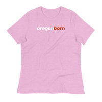 OREGONBORN-LOWERCASE-DISTRESSED - Women's Relaxed T-Shirt