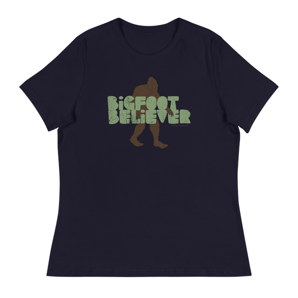 BIGFOOT BELIEVER - Women's Relaxed T-Shirt