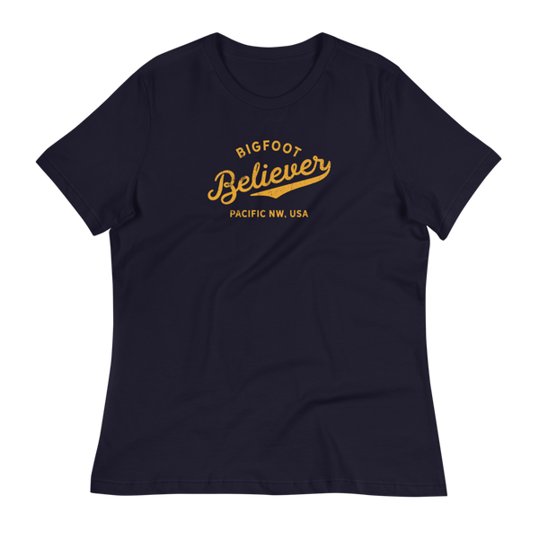 BIGFOOT BELIEVER PNW 2 - Women's Relaxed T-Shirt