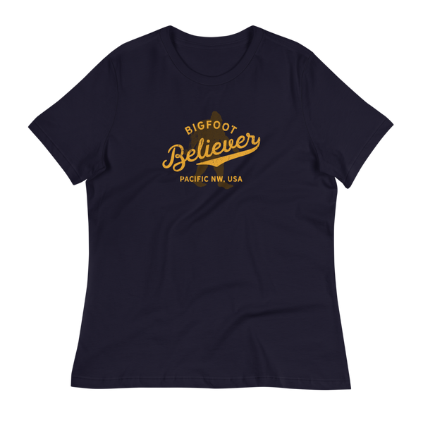 BIGFOOT BELIEVER PNW - Women's Relaxed T-Shirt