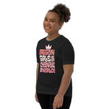 OREGON GIRLS INTERLOCK W/ CROWN - Youth Short Sleeve T-Shirt