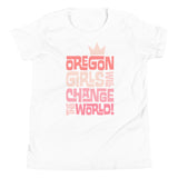 OREGON GIRLS INTERLOCK W/ CROWN - Youth Short Sleeve T-Shirt